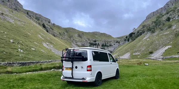 Falcon campervan in the Yorkshire Dales